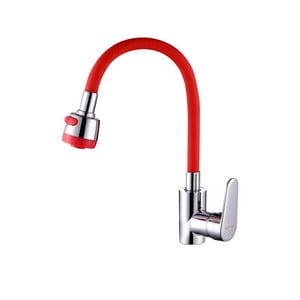 N-Ofertas - Manguera Cuello Flexible Lavaplatos Cocina Rojo