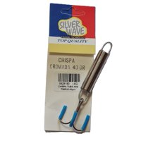 Silver Wave - Chispa Pesca Tubo Anzuelo Triple 40Grs