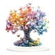 thumbnail image 4 of Mariposa Lucky Tree Ornament Desktop Decor 2d Regalo Acrílico Árbol de la vida Decoración para la sala de estar de la sala del dormitorio estantería, 4 of 5
