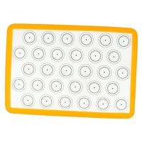 Bothyi - Revestimientos De Tapete Para Hornear De Silicona De Grado Alimenticio Para Sartenes Para Hornear Verduras Y Rodar Amarillo