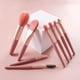 thumbnail image 5 of 8 Pcs Cosmético Pinceles Kit Travel Potátil Mini Maquillaje Pinceles Set Premium Wooden Mango Synthetic Bristle Concealer Pinceles With Bag Foundation Contour Blush Eye shadow Eyelash Lip and Eye, 5 of 7