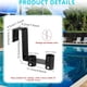 thumbnail image 3 of Ganchos de la cerca de la piscina de 2 piezas, organizador de herramientas de la piscina, para el accesorio de limpieza de la piscina colgante, polo de la piscina, cepillo, red de deslizador, 3 of 3