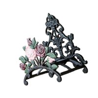 Ioensy - Soporte Para Manguera De Jardín, Soporte Decorativo Para Pared, Para Valla, Casa, Patio, 23 X 16 X 28,5 Cm, Color Rosa