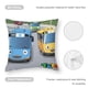 thumbnail image 5 of Tayo el Pequeño Autobús Fundas de almohada de terciopelo con tema, regalos de funda de almohada, decoración para el hogar, cojín de lanzar, regalo de cumpleaños para fans y parejas.30*30cm., 5 of 6