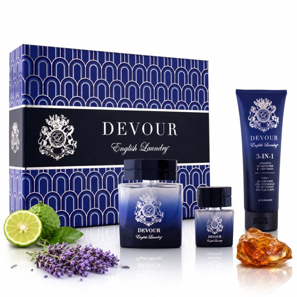 Set de Perfume English Laundry 100 ml + 20 ml + 227 g