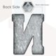 thumbnail image 3 of Letra decorativa de metal “N” 18 cm – CraftyCrocodile, 3 of 9