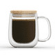 thumbnail image 2 of Taza Transparente Vidrio + Tapa Hermética 350ml, 2 of 7