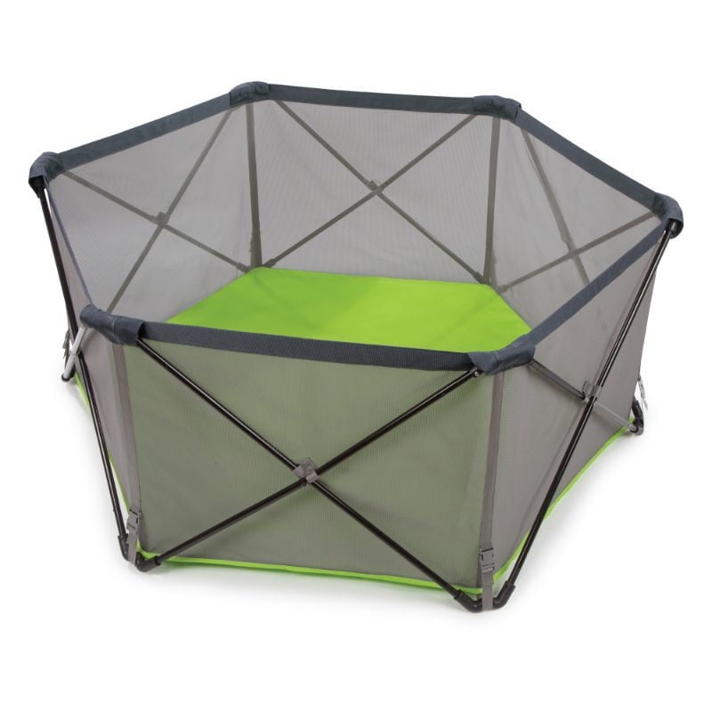Summer - Corral Playard Transportable Verde. Negro