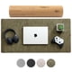 thumbnail image 1 of Tapete de escritorio Nordik By Design 89 x 43 cm de fieltro, grande, verde, 1 of 7