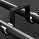 thumbnail image 2 of 2 soportes dobles para barra de cortina, de aluminio, para paredes, color negro., 2 of 7
