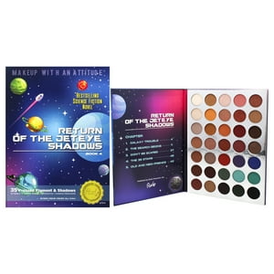 Rude Cosmetics - El Regreso De La Paleta De Sombras De Ojos Jetyeye - Libro De Para Mujer - Sombra De Ojos