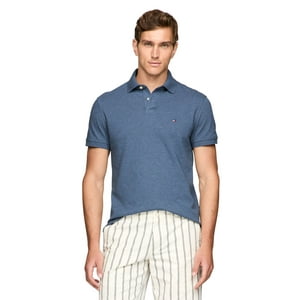 Polo Tommy Hilfiger 1985 Slim De Manga Corta Para Hombre