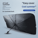 thumbnail image 2 of Portable Car Interior Windshield Sunshade Umbrella - Reusable Travel Accessory for Protection from Sun and Heat, 2 of 4