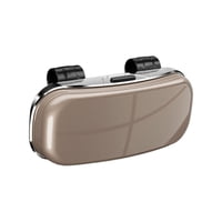 Magideal - Soporte Para Gafas De Sol Clip Para Visera Caja De Almacenamiento Organizador De Vehículos Fabricado En Plástico Pp Adecuado Para Conductores Que Bus Marrón