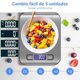 thumbnail image 2 of Báscula Digital De Cocina, Báscula De Cocina De Acero Inoxidable De 5 Kg/1 G Con Pantalla Lcd, Función De Tara Para Cocinar En La Cocina (plata), 2 of 3