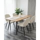 thumbnail image 3 of Pack 2 Sillas De Comedor Con Tapiz Lino Gabriel Beige, 3 of 3