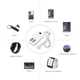 thumbnail image 3 of Regleta Protectora contra Sobretensiones, con 6 Puertos USB, Cable de Extensión de 4.6 Pies, Inserto de Pelotón para Smartphones, Tabletas, Hogar y Oficina, 3 of 6