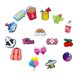 thumbnail image 2 of Colgantes para Zapatos CXPHT 100 uds Color Mixto Aleatorio (PVC), 2 of 6