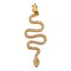 thumbnail image 1 of Colgante Serpiente Good Vibes, Plata 925, Oro 18k, Circones Dorado, 1 of 7