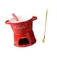 thumbnail image 1 of Calentador De Mantequilla Para Aperitivos, Tapas Y Fondue Para Fiestas, Compromisos Y Aniversarios, Color Rojo, 1 of 5