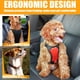 thumbnail image 4 of Arnés de seguridad para perros con cinturón de seguridad para la mayoría de los coches, chaleco de viaje con correa para el cinturón de seguridad del coche, ajustable, ligero y cómodo, color negro par, 4 of 7
