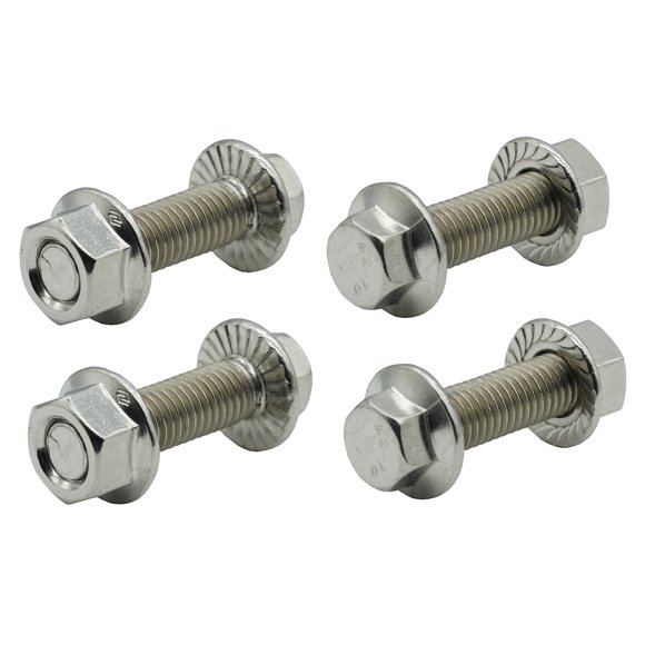 Juego de 4 tornillos de brida Dsnaduo M10x1.5 - 35 mm, acero inoxidable 304
