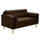 thumbnail image 2 of Sofa Retro 2c Felpa 05 Chocolate, 2 of 6