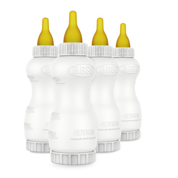 Biberón BESS 300 ml 4 uds sin fugas con control de flujo
