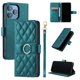 thumbnail image 1 of Funda Acolchada con Anilla y Correa para iPhone 16 Pro Max Slots para Tarjetas Verde, 1 of 5