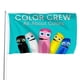 thumbnail image 1 of BabyFirst Color Crew Bandera impresa con temática, regalo perfecto para fanáticos, amigos y familiares, y adecuada para actividades al aire libre e interiores, decoraciones de fiesta. 90 cm × 150 cm., 1 of 6