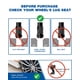 thumbnail image 3 of Tuercas GasSupply, color negro, 48 mm de alto, 17 mm, hexagonales, 20 unidades, 3 of 6