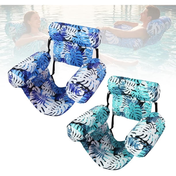 Silla flotante piscina hinchable tumbona asiento respaldo playa lago