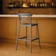 thumbnail image 2 of Piso Taburete Silla alta bar cocina Danessa 75cm Gris Oscuro, 2 of 7
