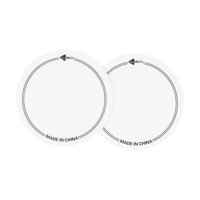 Magideal - 2 Piezas De Parche De Pedal De Bombo Protector De Parche De Tambor Almohadillas De Práctica De Instalación Fácil Y Rápida Accesorios De Instrumentos , Blanco 9,6 Cm Blanco 96 Cm