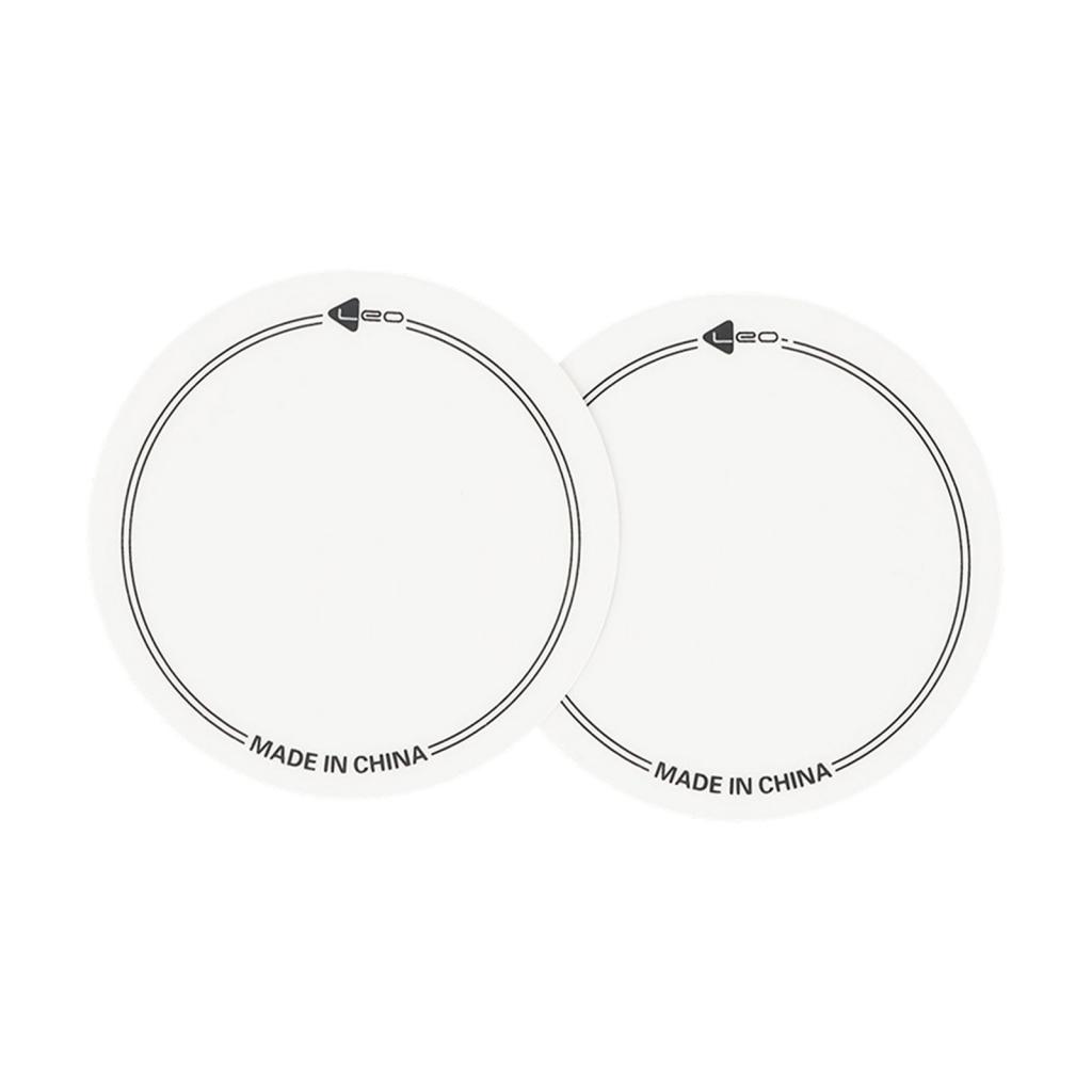 Magideal - 2 Piezas De Parche De Pedal De Bombo Protector De Parche De Tambor Almohadillas De Práctica De Instalación Fácil Y Rápida Accesorios De Instrumentos , Blanco 9,6 Cm Blanco 96 Cm