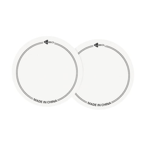 Magideal - 2 Piezas De Parche De Pedal De Bombo Protector De Parche De Tambor Almohadillas De Práctica De Instalación Fácil Y Rápida Accesorios De Instrumentos , Blanco 9,6 Cm Blanco 96 Cm