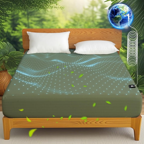 Grounding Sheets Queen Size 10% Fibra De Plata Pura