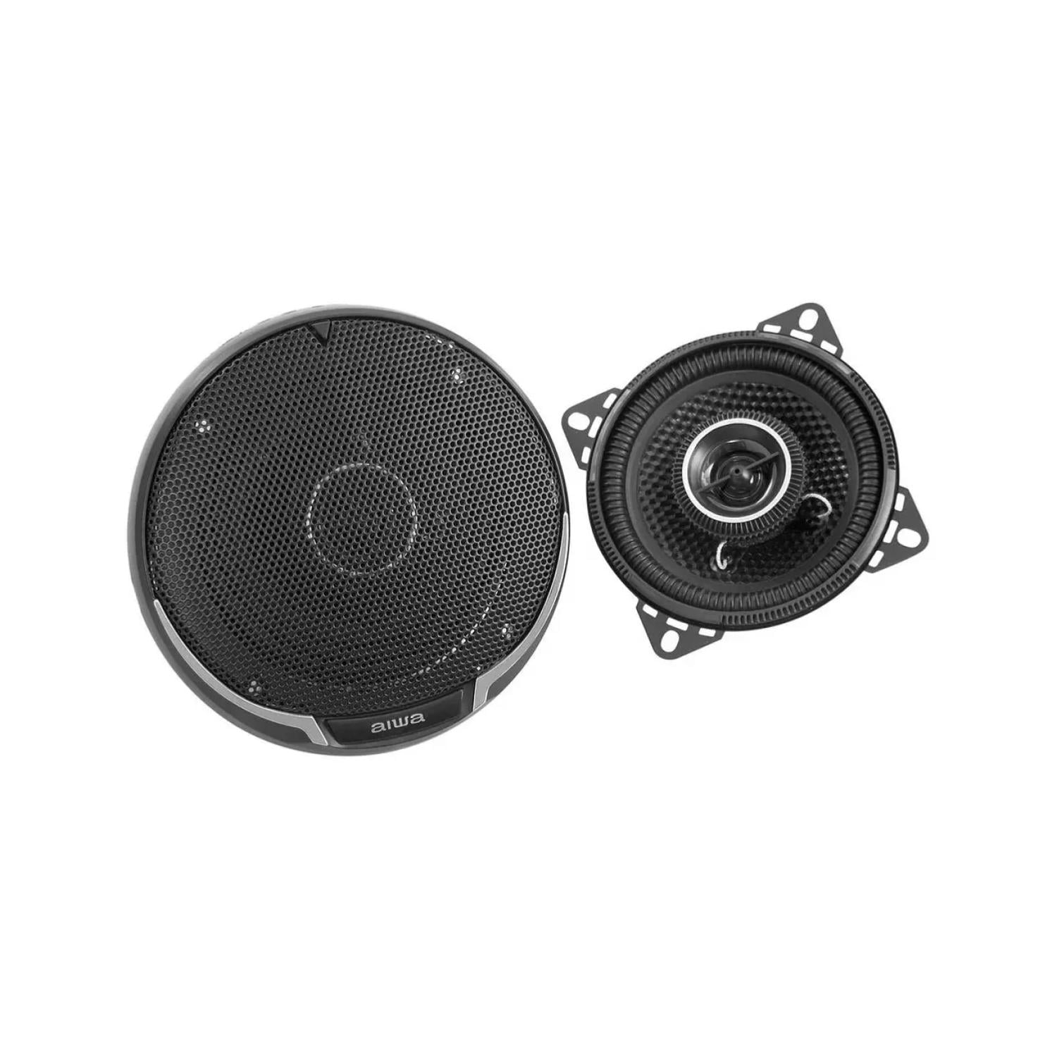 Pack 2 Parlantes 4" 10cm Para Automovil Negro Taw-1022 Aiwa