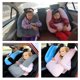 thumbnail image 4 of Cojín de viaje FHSGGP para asiento trasero de coche, color rosa, 4 of 6