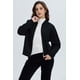 thumbnail image 2 of Polerón Mujer Liso Estilo Bomber Negro, 2 of 4