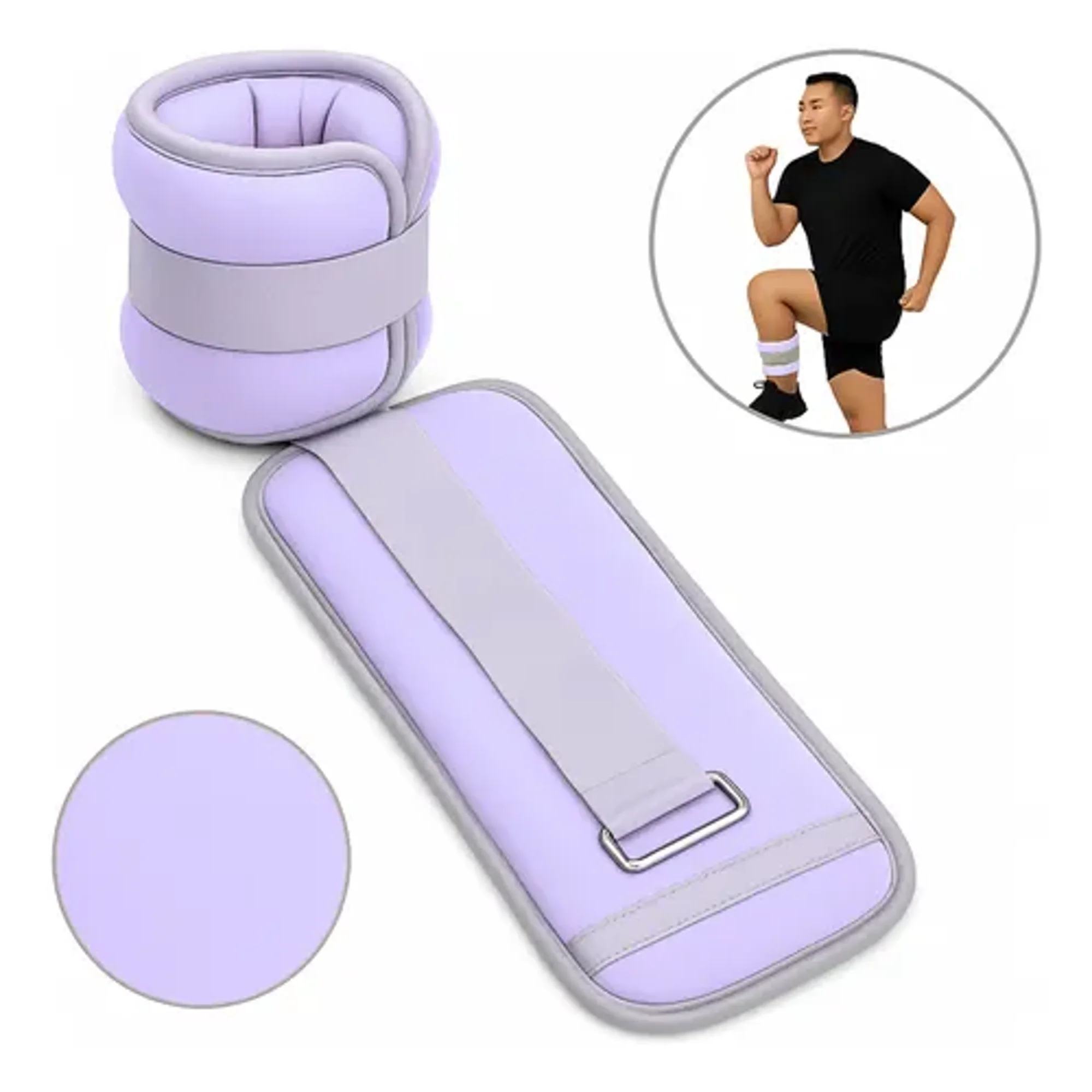 Linea Sport - Pesas Tobillera Muñeca Mujer Hombre 1.5kg C/u (total 3kg)