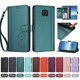 thumbnail image 4 of Funda Cartera Trébol para Xiaomi Redmi Note 9S 4G con Ranuras Tarjetas y Carga Inalámbrica Verde oscuro, 4 of 6