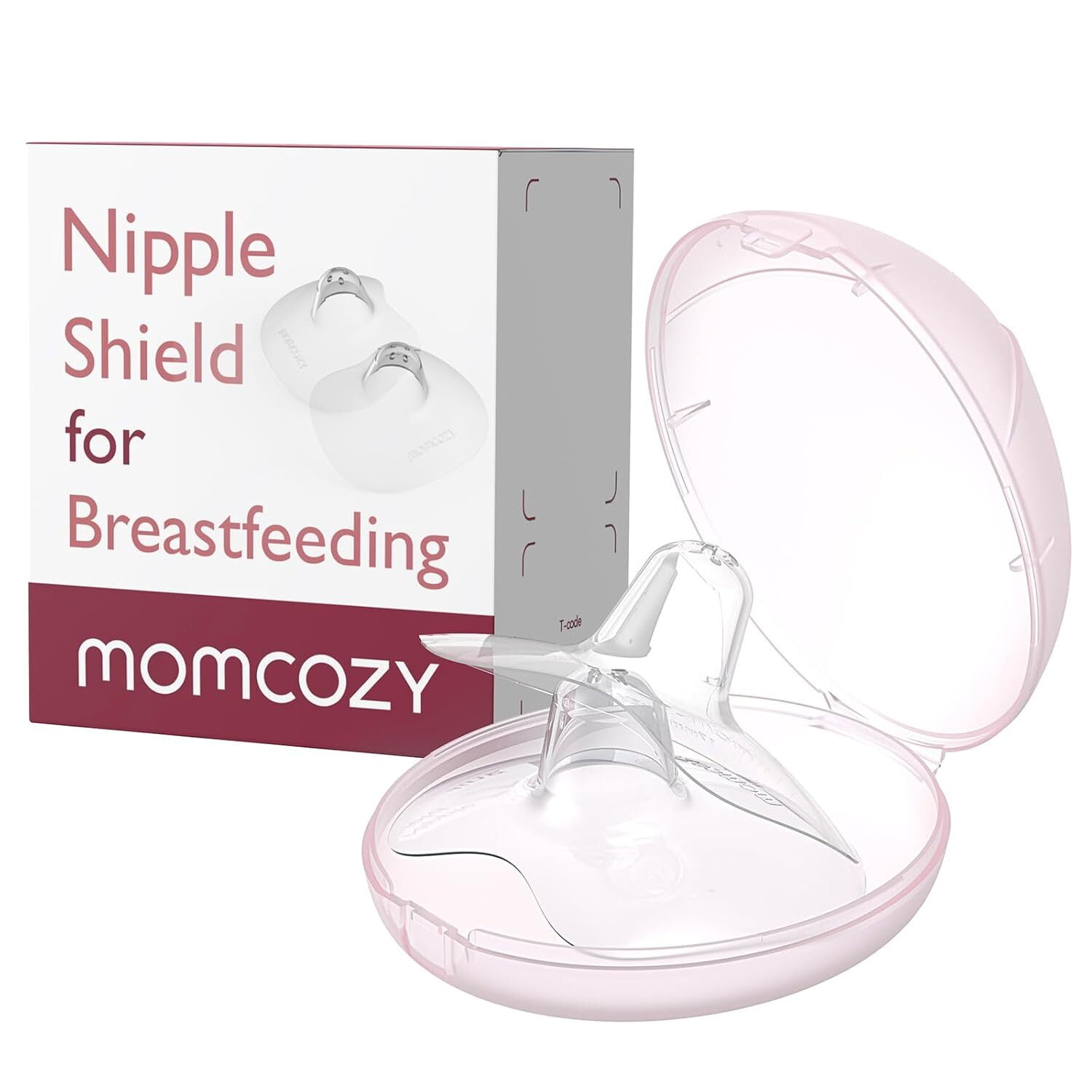 Momcozy Protectores De Pezones Contact, 100% Silicona De Grado Alimenticio Para Dificultades De Lactancia, 24 Mm