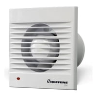 Metalfer - Extractor Aire Baño Cocina Dormitorio 4 Pulgadas Hoffens Sec Blanco