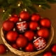 thumbnail image 3 of 20 Bambalinas Navideñas Adorno 6cm Rojo Esfera Decoración, 3 of 3