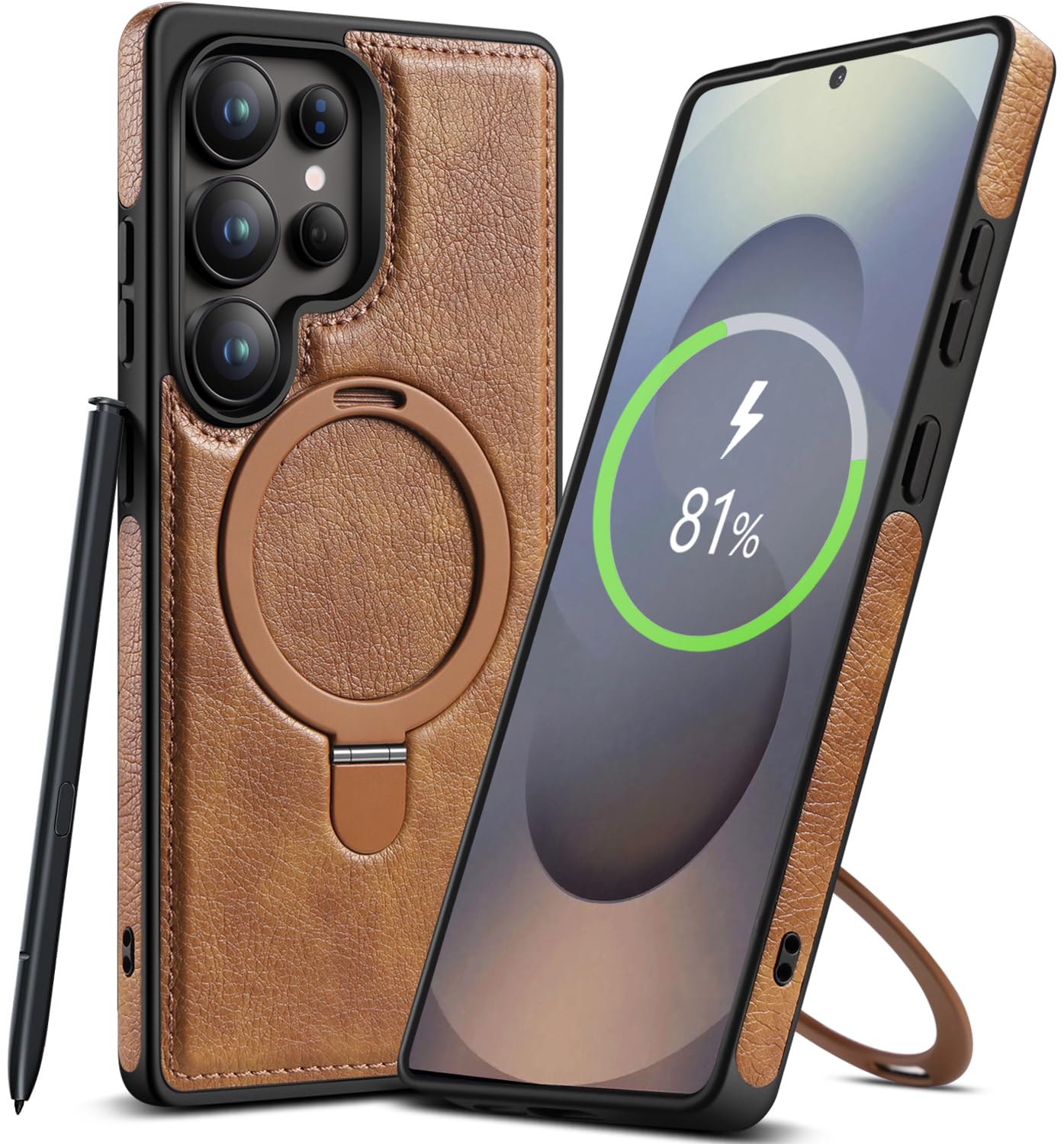 Funda Vauserdy Samsung S25 Ultra Brown