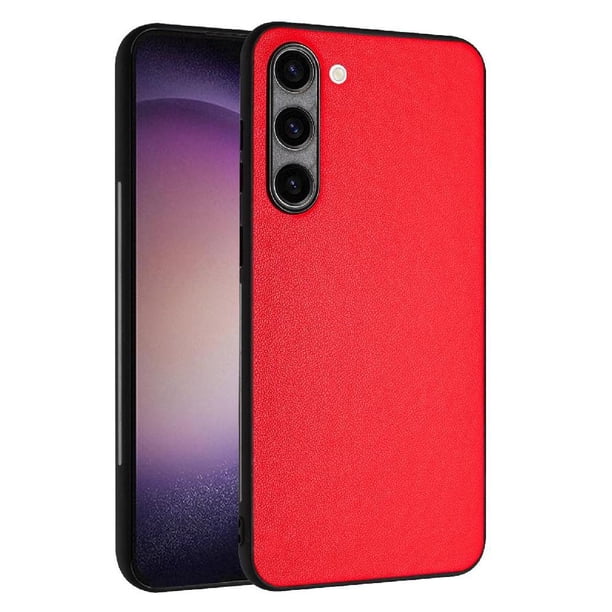 Funda Antigolpes para Samsung Galaxy S23 plus Cubierta Delgada Rojo