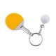 thumbnail image 3 of Creative Table Tennis Ping-pong Racket & Ball Colgante Llavero Amarillo, 3 of 3