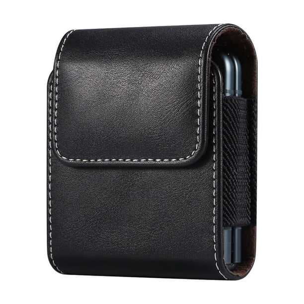 PU Leather Pouch Sleeve Case Cover Fashion Waist Bag For Samsung Galaxy Z Flip 5 / Z Flip4 / Z Flip3 / Z Flip 2 / Z Flip 1 / OPPO Find N2flip / Vivo X Flip / Pocket S / P50 Pocket / Motorola Razr 5g /