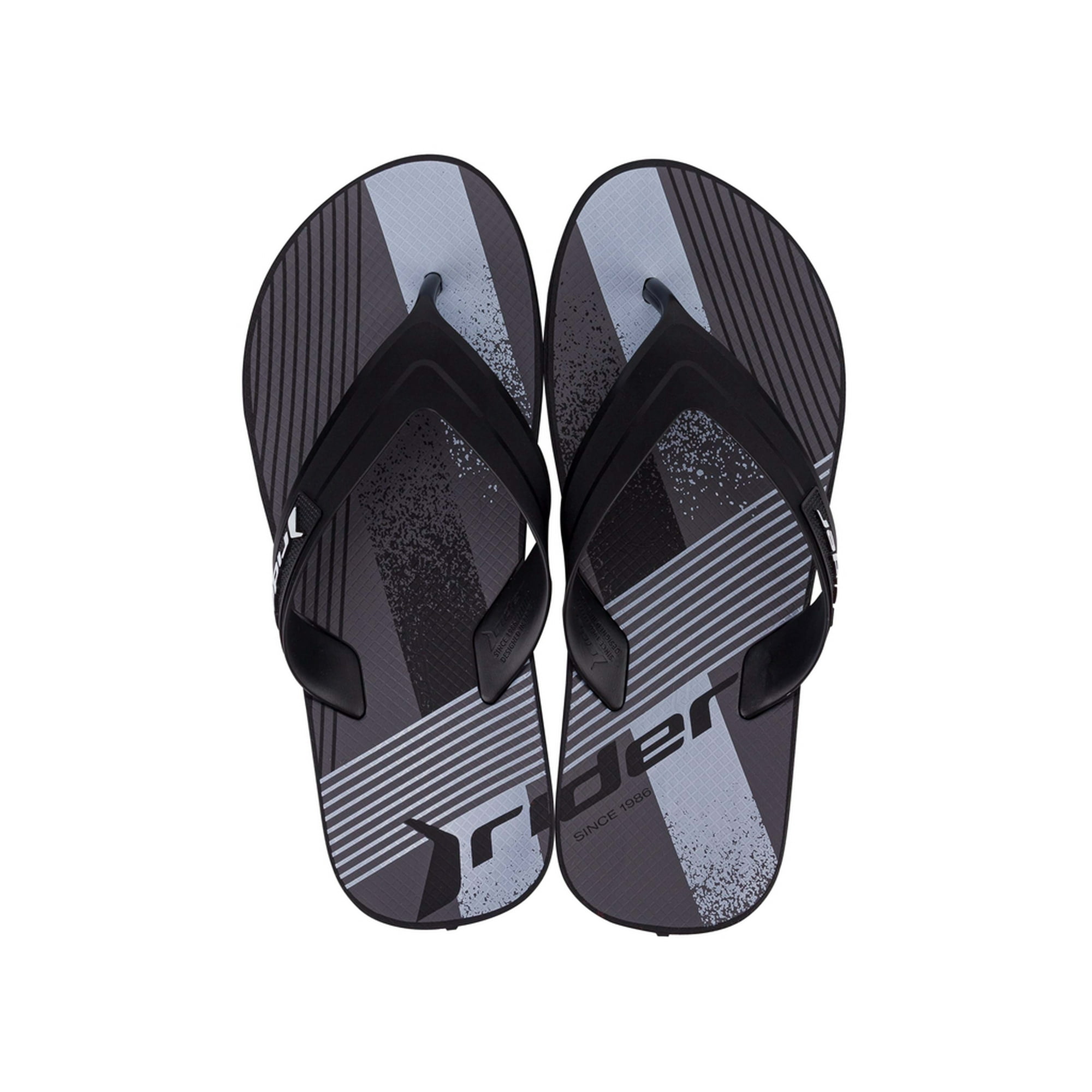 Sandalia Hombre Negro/blanco Graphics Rider